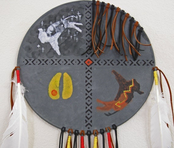 Native American Buffalo Medicine Shield