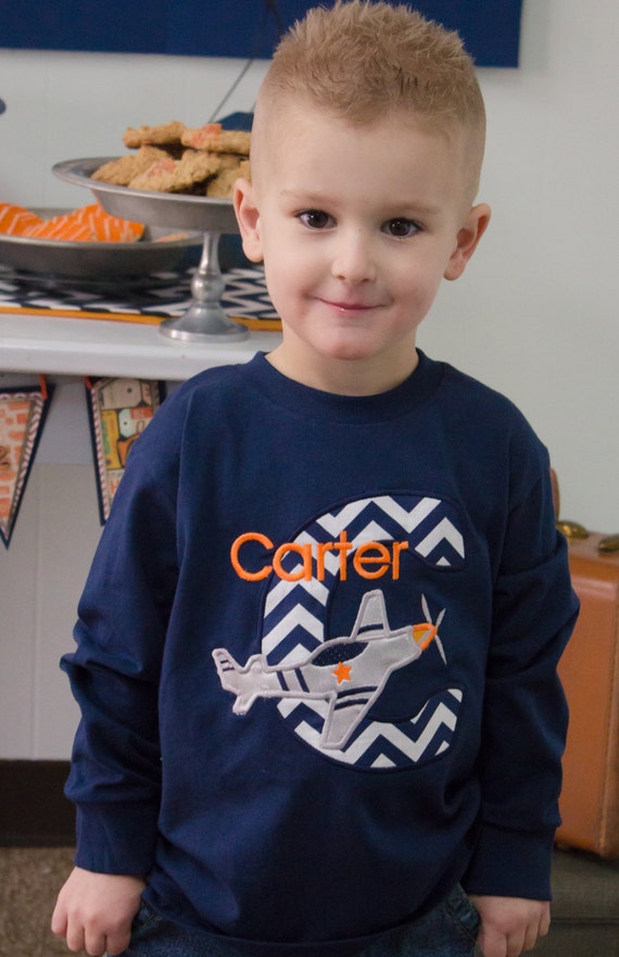 Greatstitch Airplane Birthday Shirt 2nd Birthday 3rd Birthday Shirt Pilot WW2 Plane Fighter Pilot Birthday Party1st Birthday Il_570xn
