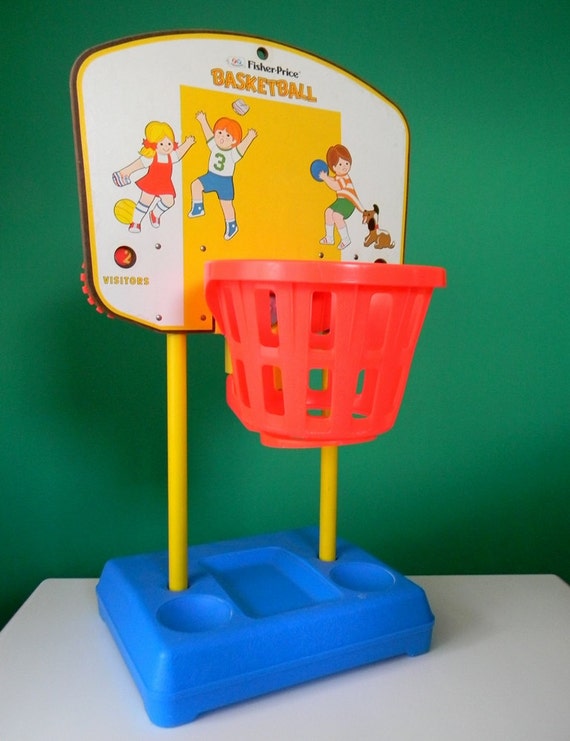 Vintage 1973 Fisher Price Basketball Hoop