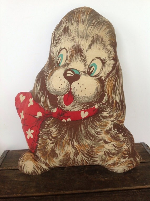 vintage stuffed dog