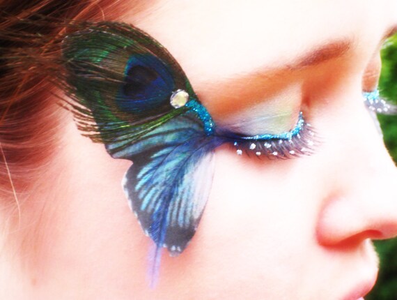 Rainbow Sunset Moth Butterfly Eyelashes