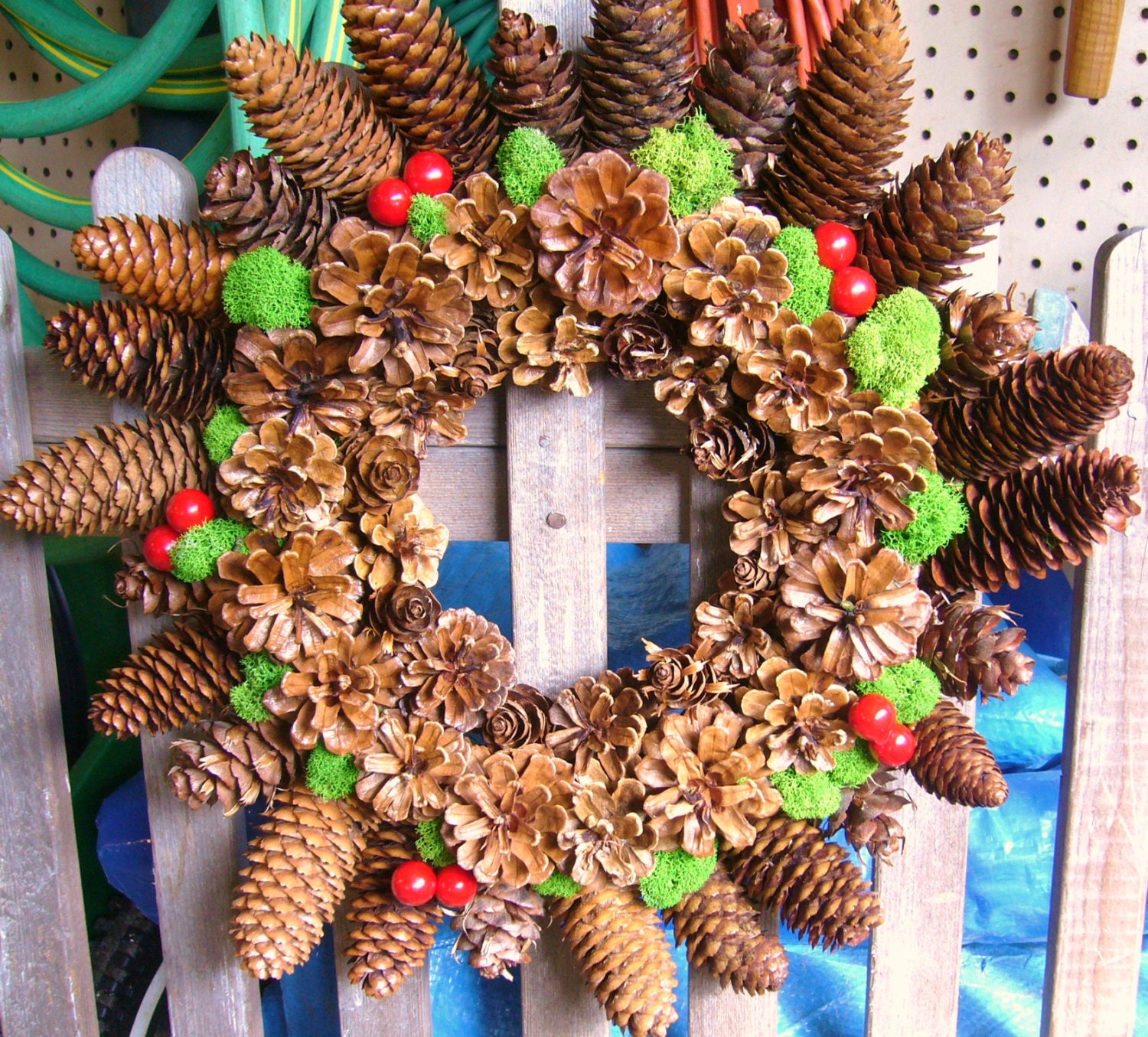 PINECONE wreath / CANDLE ring 13