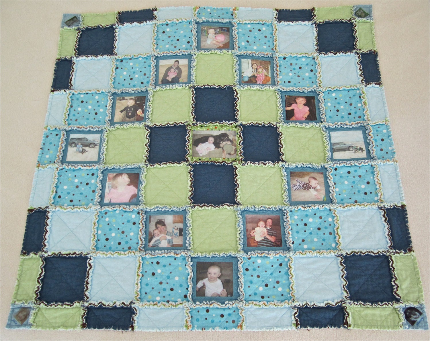 Custom Order Memory Quilt Rag Lap Quilt Quiltsy Handmade