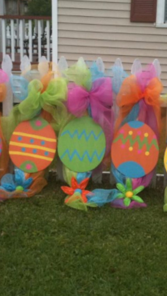 Wooden Easter Yard Decorations