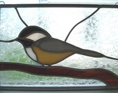Stained Glass Chickadee #3