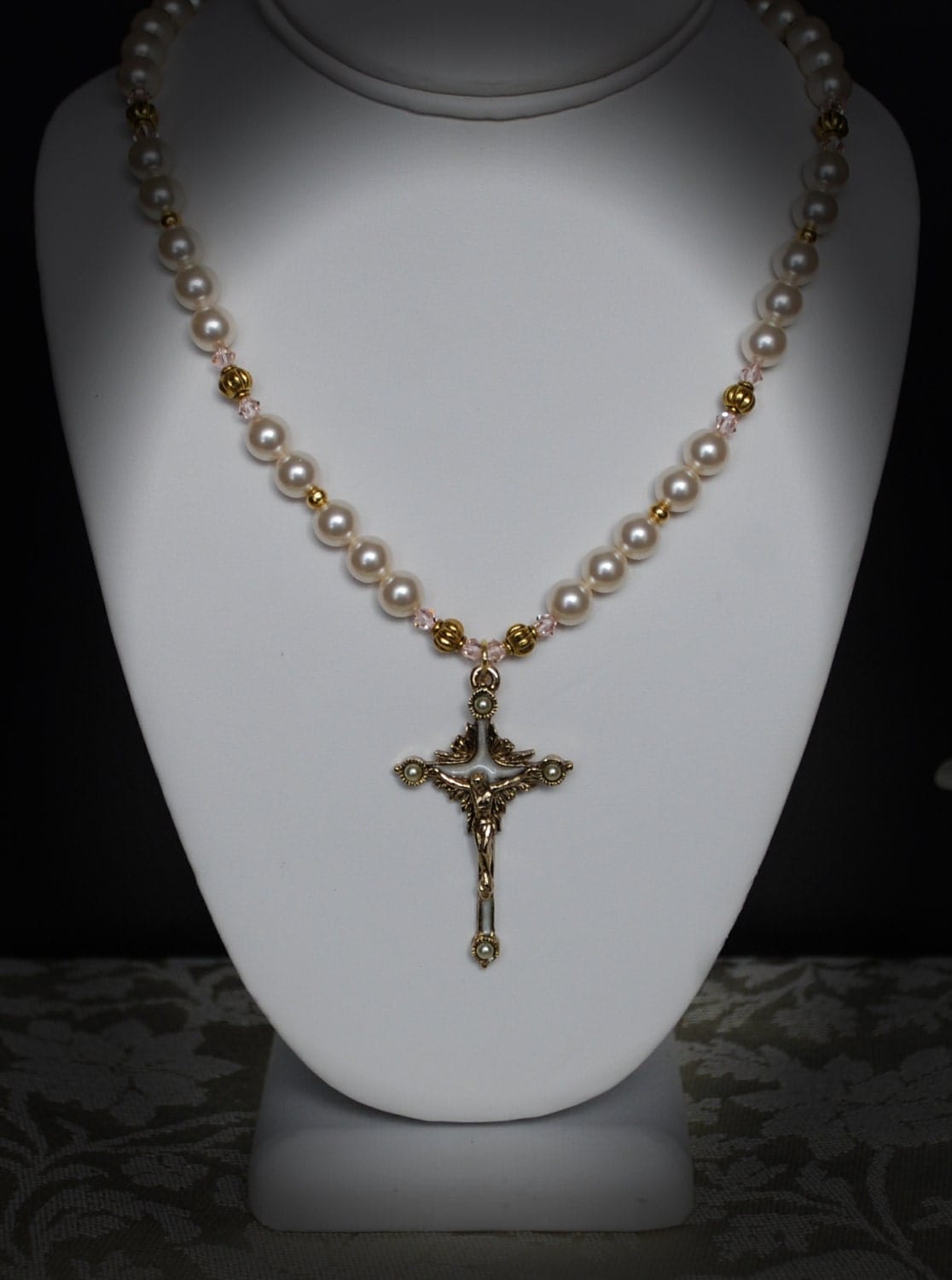Catholic Necklace/Crucifix Necklace/Christian