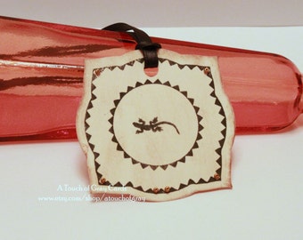 Halloween Gift Tags (Double Layered) - Little Creature - Vintage Inspired Handmade Halloween Tags (Set of 8)