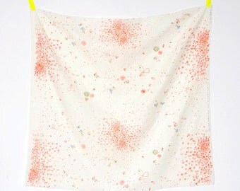 Nani iro 2011 Fuwari Fuwari Japanese floral double gauze fabric -Flower HnanaKouen 50cm length 110cm Wideth or 19" by 42"