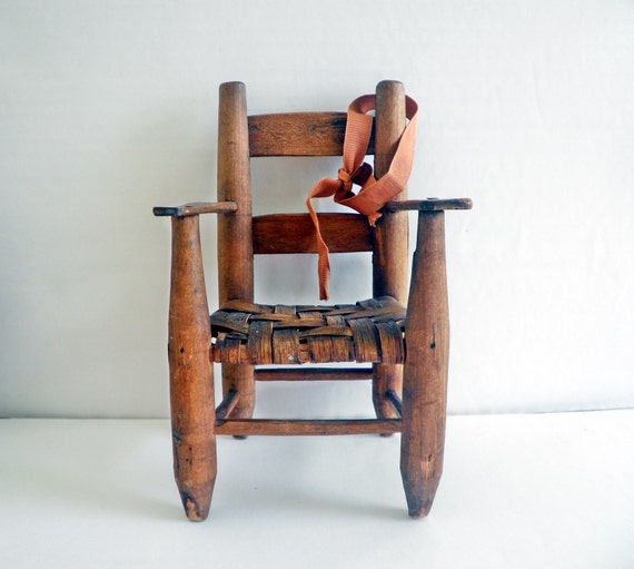 Antique Appalachian Folk Art Chair Handmade by vinieschild on Etsy