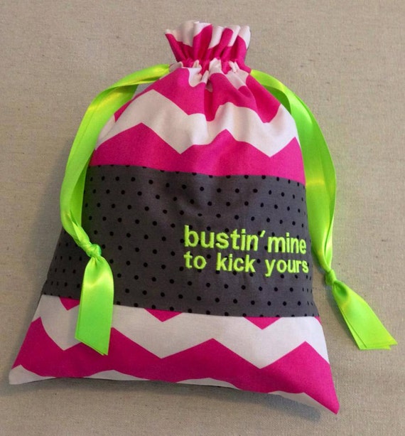 ItemB2 Personalized Gymnastics Grip Bag Bustin' Mine to