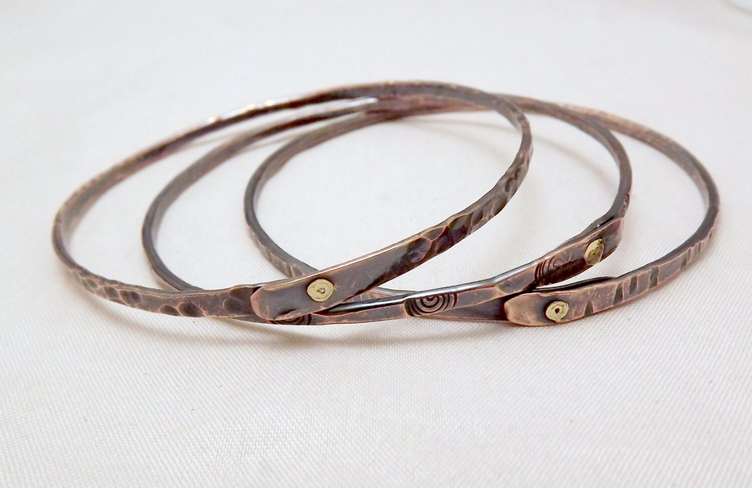 Bangle bracelets bangle set bracelets copper bangle set by Amayeli