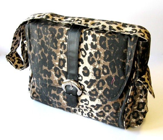 leopard diaper bags