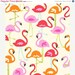 Flamingos - Flannel by the yard