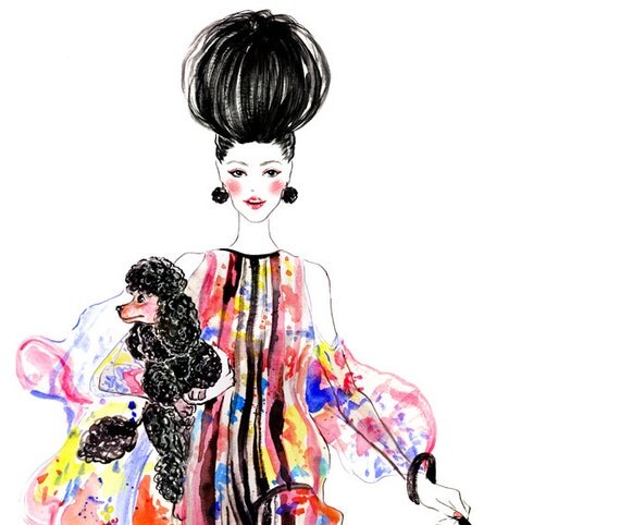 items similar to printable fashion illustration quot is quot 5 quot x7 quot instant items similar to poodles watercolor fashion illustration on etsy items similar to printable fashion illustration quot is quot 5 quot x7 quot instant items similar to poodles watercolor fashion illustration on etsy