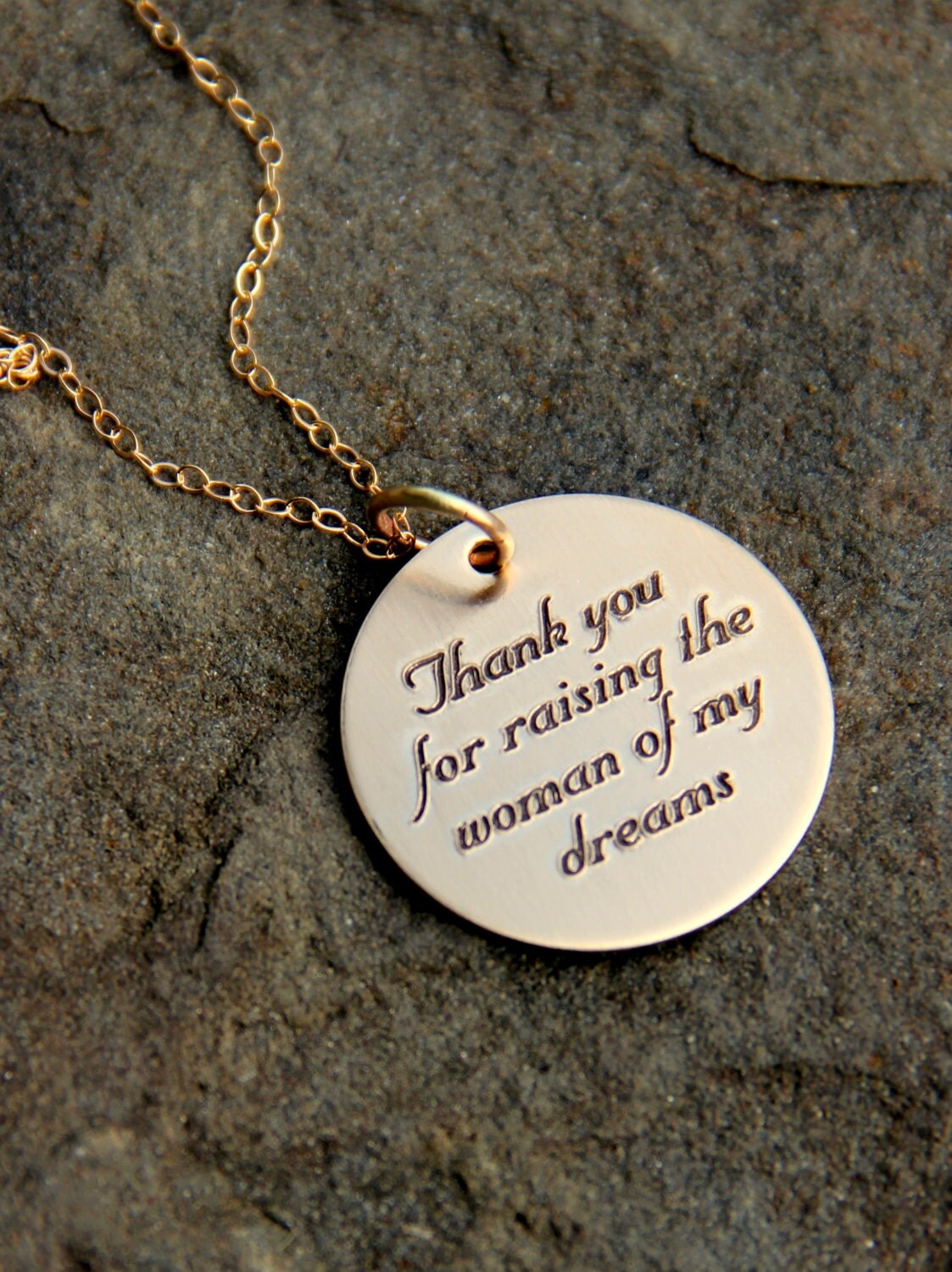 SALE TODAY Gold Personalized Necklace For Mother In Law