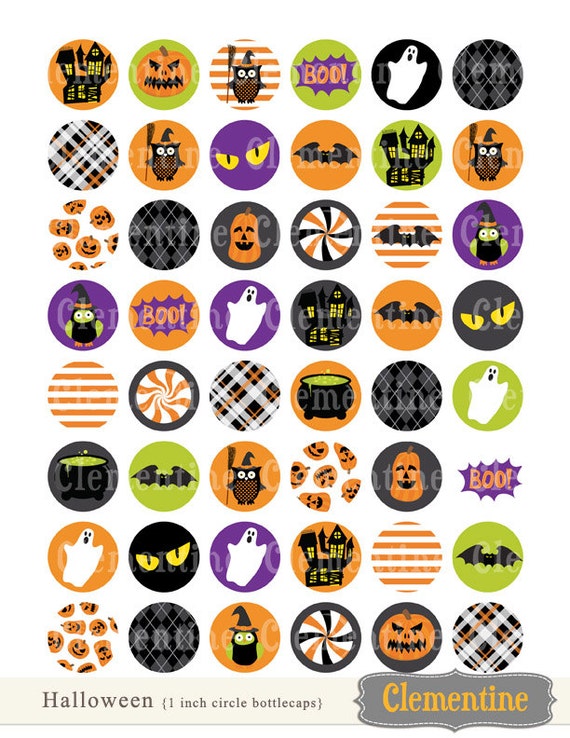 Halloween bottle cap images bottlecap images one inch