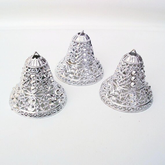 silver bells christmas ornaments hanging tree by whimzythyme silver bells christmas ornaments hanging tree by whimzythyme