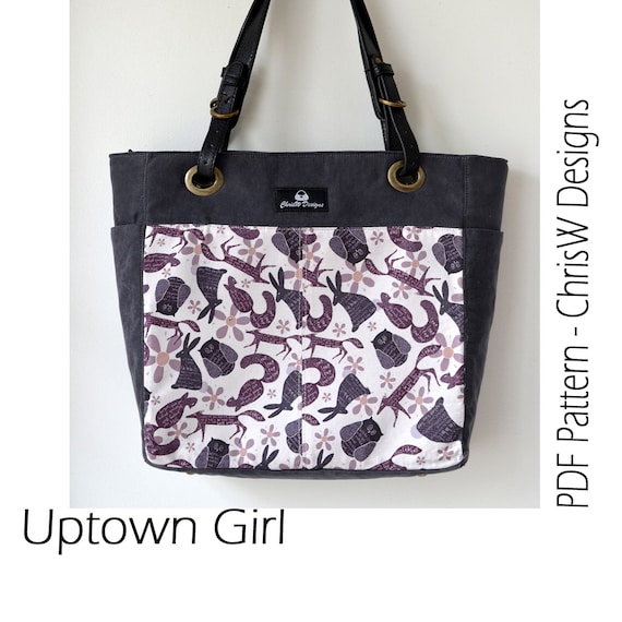 Tote Bag Pattern PDF- Uptown Girl by ChrisW Designs - Make it in ...