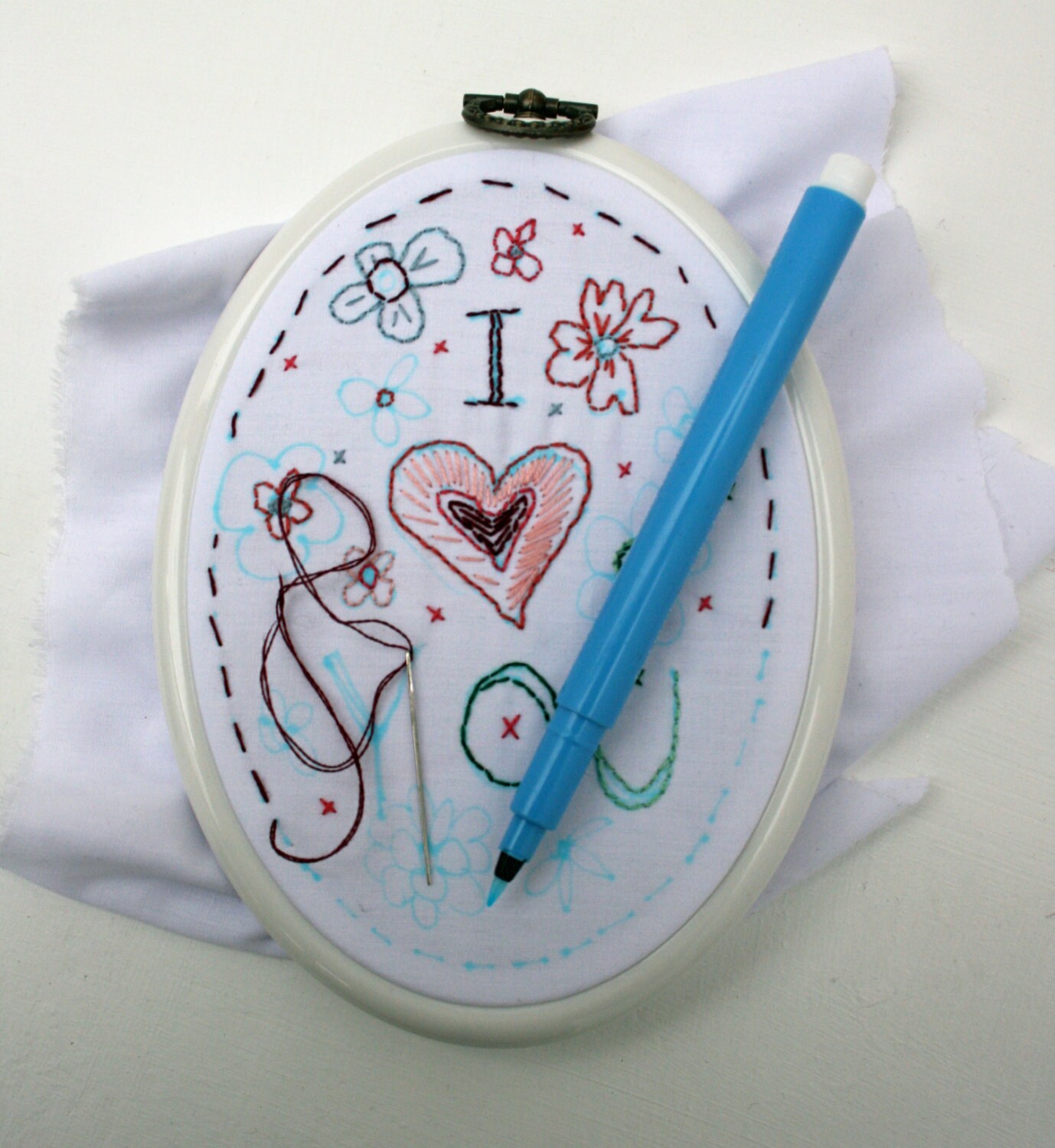 Embroidery transfer pen