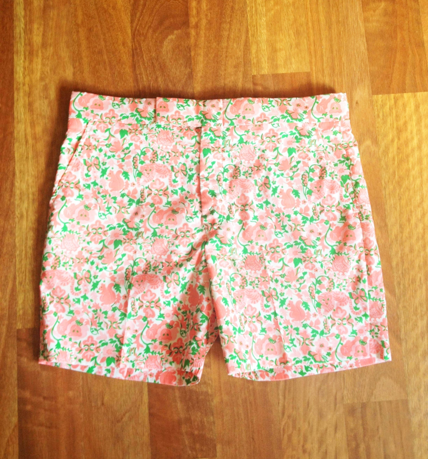 Vintage 1960s Lilly Pulitzer Mens Stuff Shorts Trunks