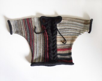 Knitted Baby Sweater Boys Sweater Girls Sweater Wool Warm Sweater Cabled Baby Sweater Handmade Sweater - Multicolor, 9 - 12 months