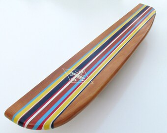 4 or 5 Foot Surfboard Shelf Classic Stripe Longboard