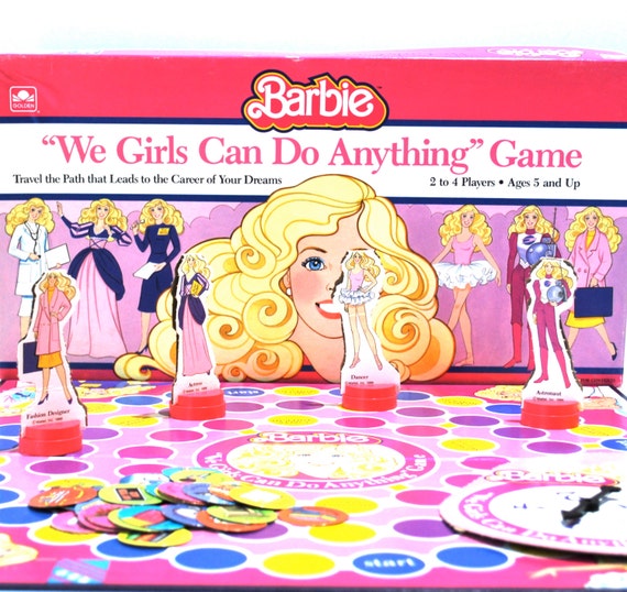 Barbie We Girls Can Do Anything Game Complete 1986