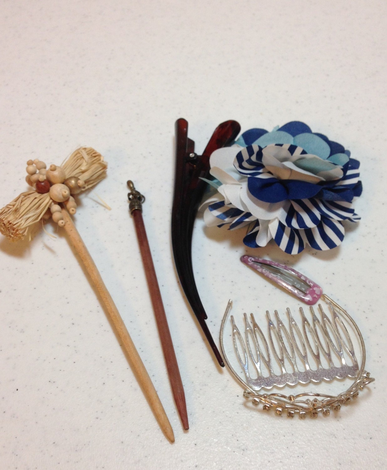 Vintage Hair Picks and Clips on Sale Haute Juice