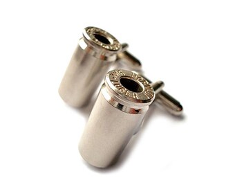Bullet Cufflinks - Wedding Gift - Handmade - Gift Box Included