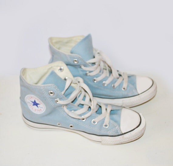 converse vintage white blue tint ice