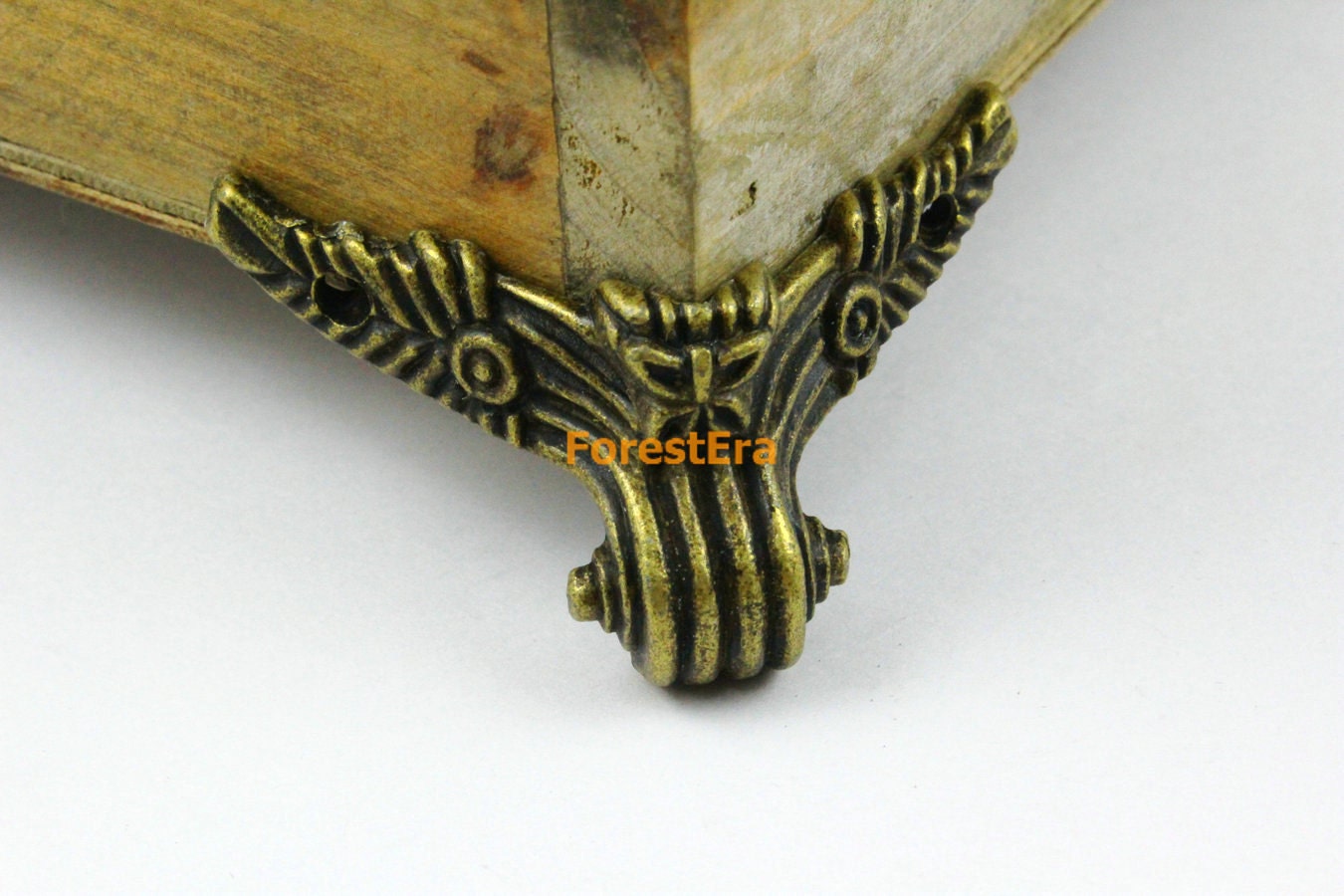 4Pcs Antique Brass Jewelry Box Feet Animal Box Leg Case Feet
