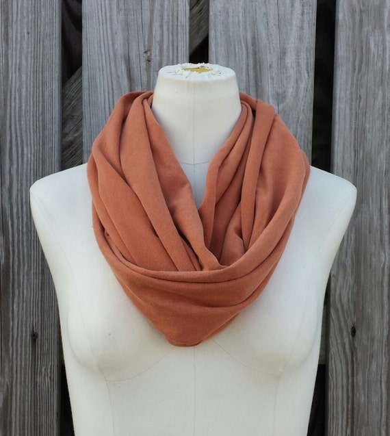 YAM INFINITY SCARF Smoked Orange Eternity Scarf by TomieHarlene