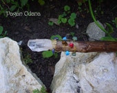 Quartz and Crystals Wand - Chakras healing - Gift of the Goddess Earth