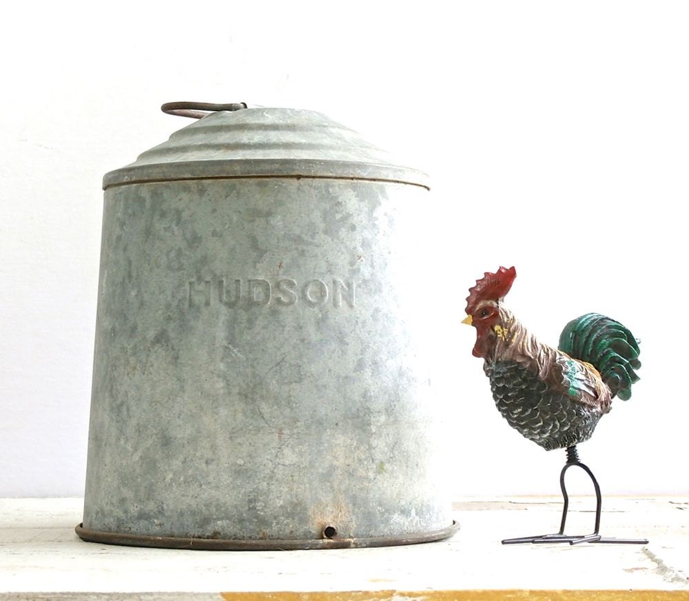 vintage chicken feeder