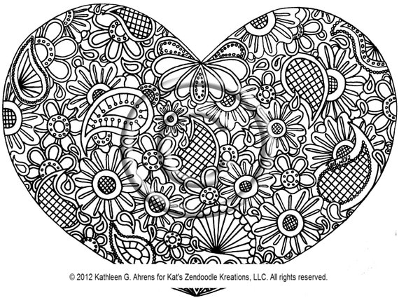 zen doodle free coloring pages - photo #15