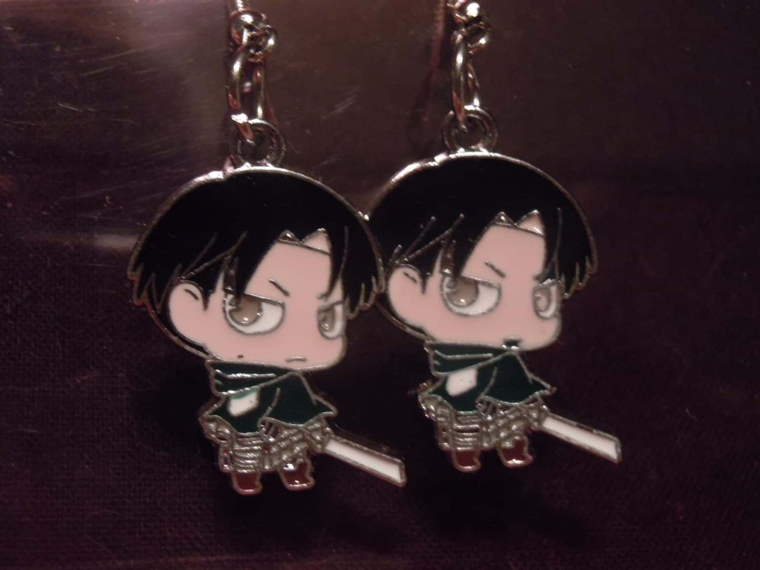 Attack on Titan Anime Levi Levi Earrings AOT Mix or Match