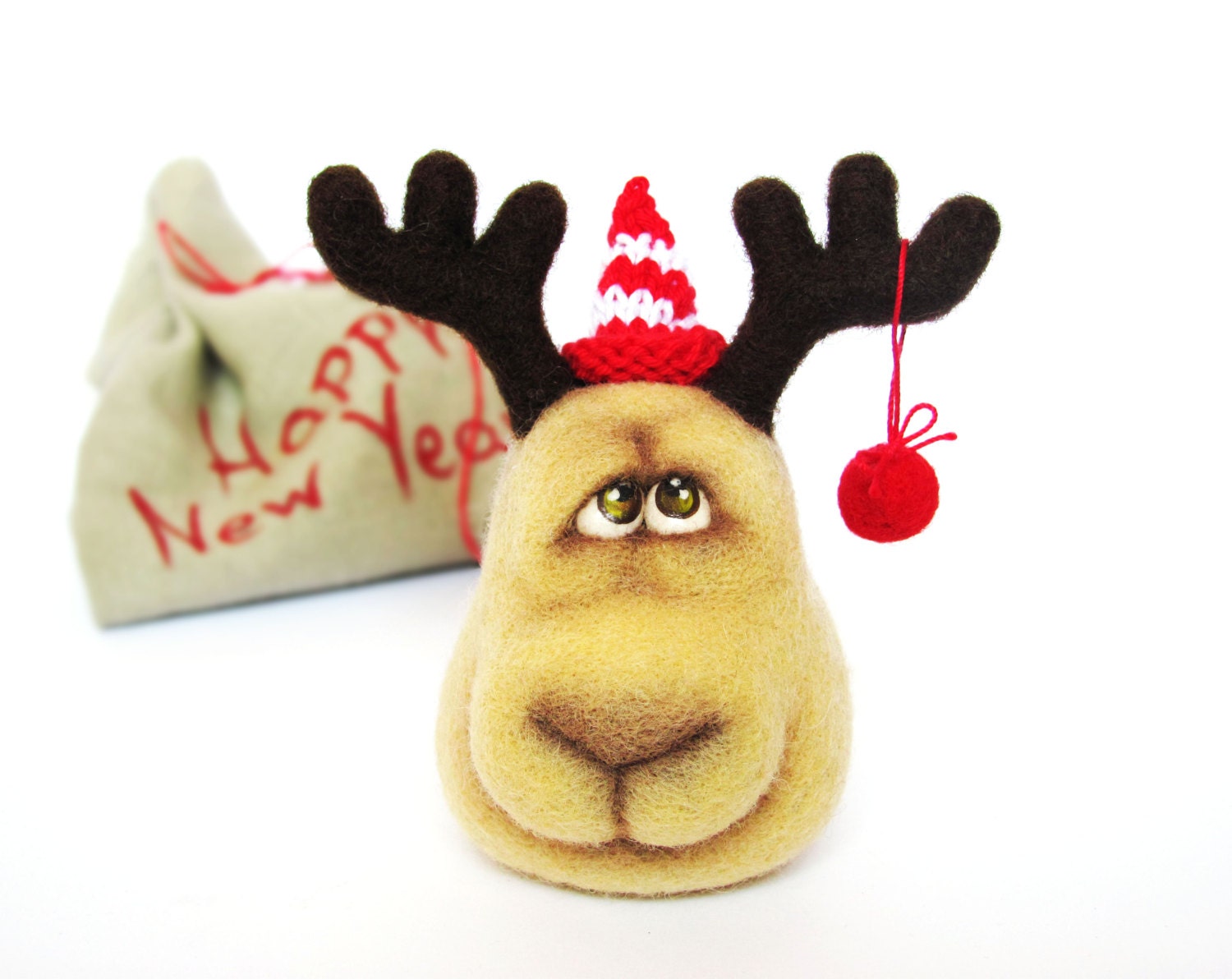 Christmas ornaments - Christmas gift - christmas decor - Christmas decorations - Handmade toys - Needle felting - Felt toys - Gifts for her