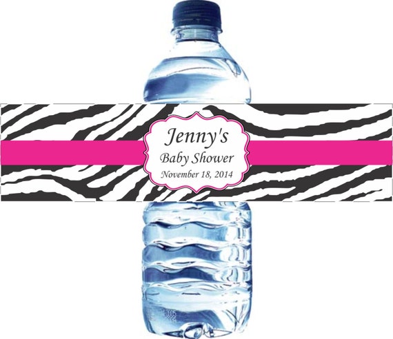 50 Baby Shower Water Bottle Labels, Birthday, etc - Waterproof and self stick Il_570xn