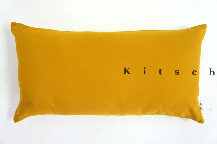 Plain Mustard Yellow Throw Pillow Case Only
