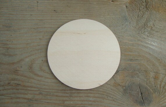 coasters decoupage blank wood blank Wooden 6 coaster NeliStudio set of natural round by