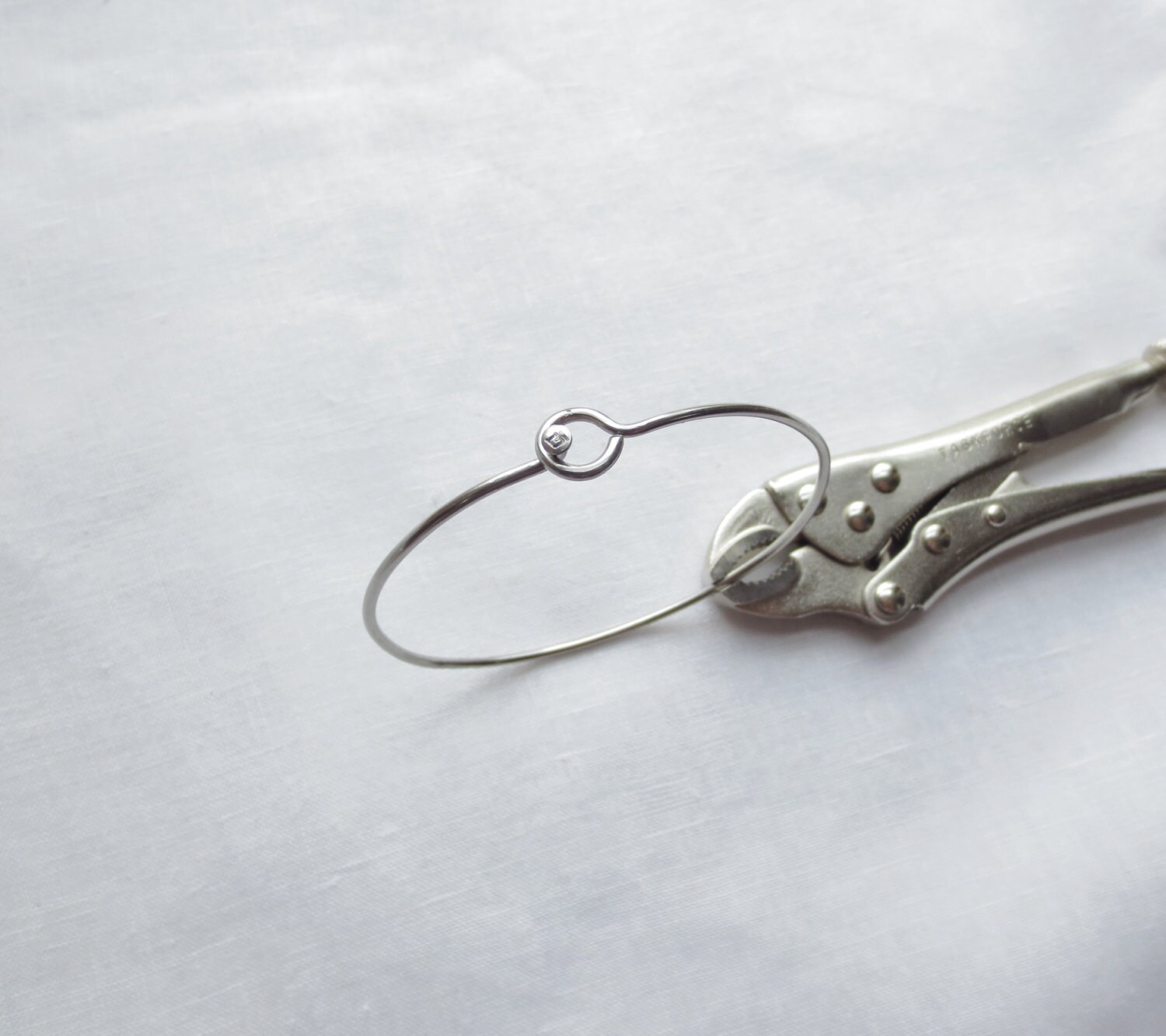 Men's Recycled Bicycle Spoke Bracelet Stainless Steel