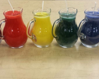 Wax Play Pitcher Candle - Low Temp - BDSM - Kink candles - Unscented Bondage Candle