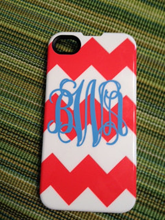 Set of 3 Personalized Cell Phone Monogram Decals by CuttinCrazy