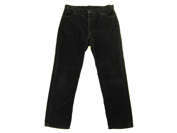 Levi's Black Corduroy Jeans Cords Corduroys by ApparelVintage