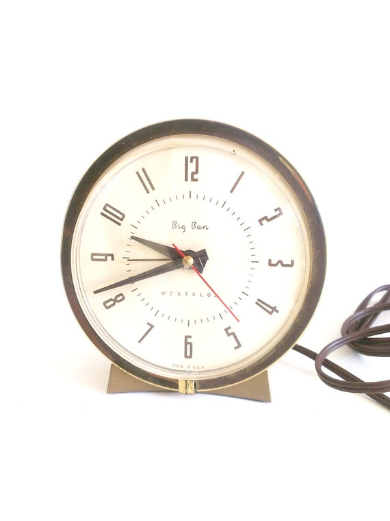 Westclox Big Ben Gold Plug In Clock Electric Clock