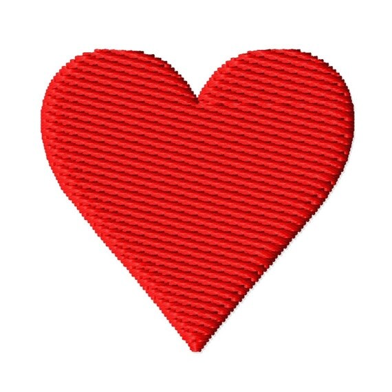 Mini Heart Solid Fill Embroidery Design 0.5x0.5 by AppliqueCandy