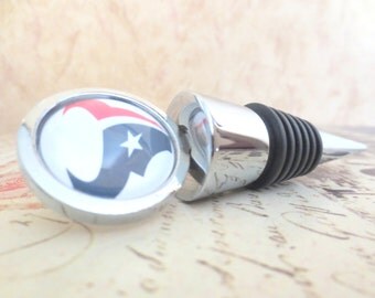 Houston Texans - Wine Bottle Stopper - Football Wine Gift