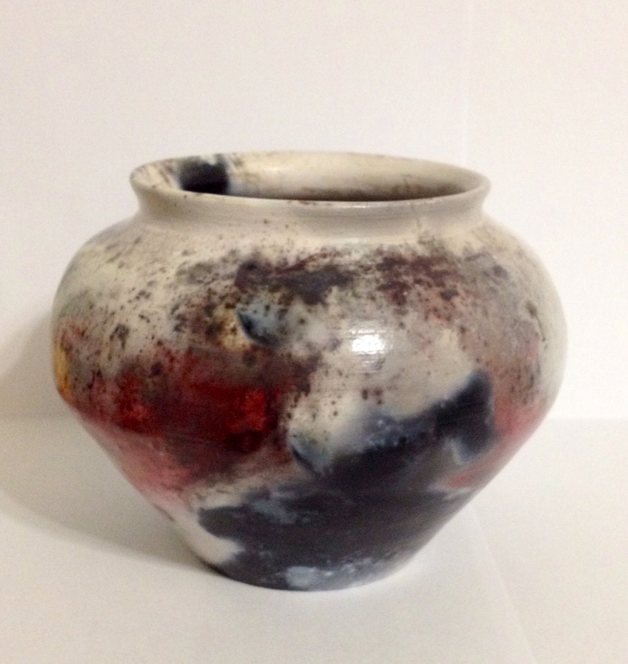 Pit fired pottery by Hungry4Art on Etsy