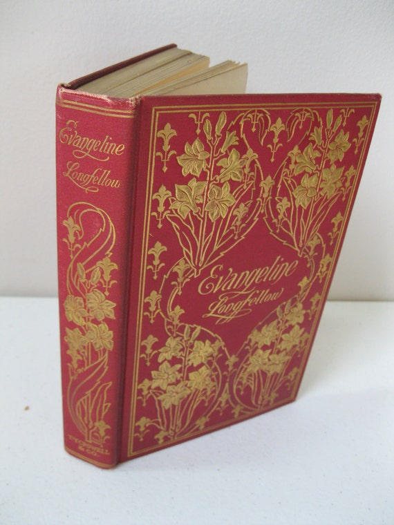 Evangeline by Longfellow 1899 by TheBookVault on Etsy