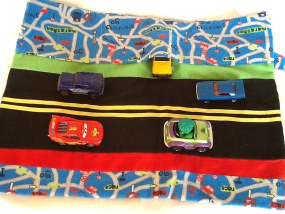 Matchbox Car Caddy Roll Up Play Mat